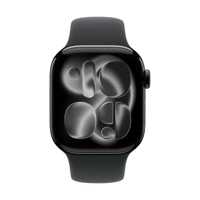 Apple Watch Series 11 Gps 42Mm Jet Black Aluminium Case With Black Sport Band - S/M